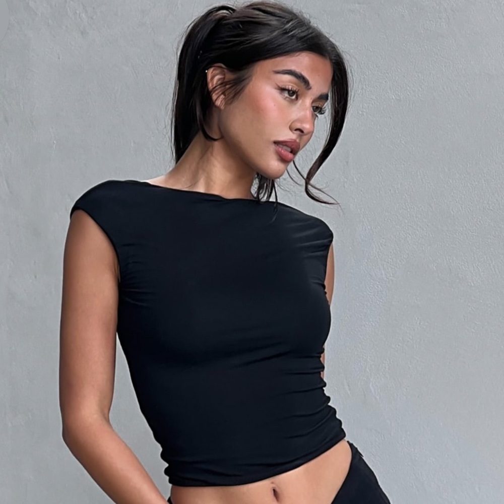 Tiger Mist Christy Top Black size S